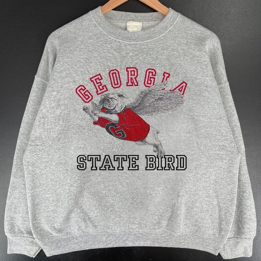 Time Machine Greatest 80S Georgia Bulldogs State Bird Sweatshirt